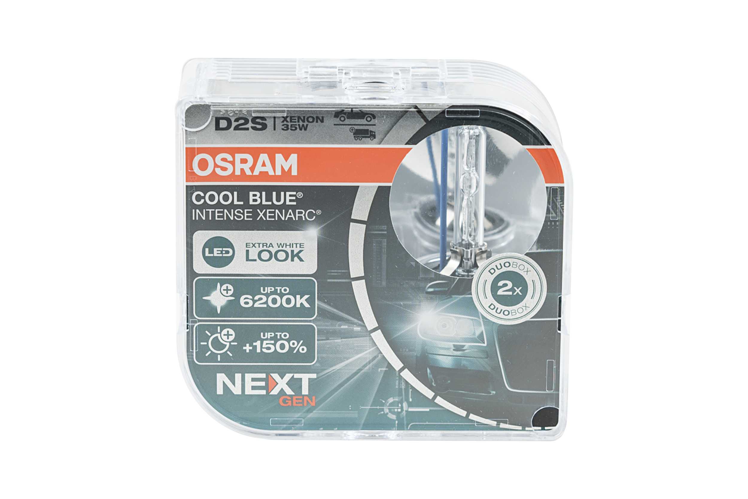 D2S: Osram Xenarc 66240 Cool Blue Intense 6200K HID Bulb 66240CBN